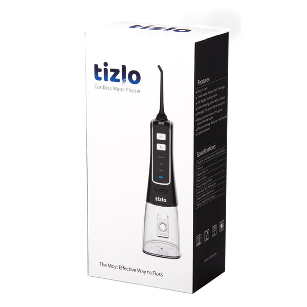 Tizlo Cordless Pro Water Flosser (Black)