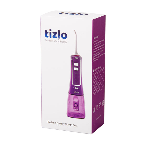 Tizlo Cordless Pro Water Flosser (Purple)
